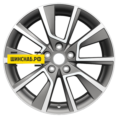 Khomen Wheels 7x18/5x114,3 ET35 D60,1 KHW1802 (Changan/Geely/Lexus/Suzuki/Toyota) Gray-FP