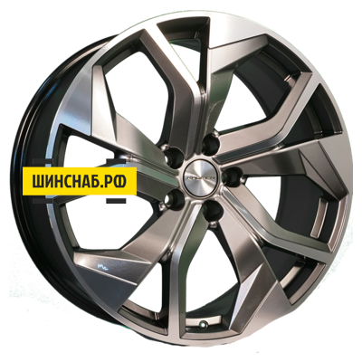 Khomen Wheels 8,5x20/5x112 ET33 D66,6 KHW2006 (Audi/VW) Dark Chrome