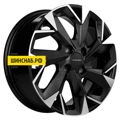 Khomen Wheels 6x15/4x100 ET40 D60,1 KHW1508 (XRay) Black-FP