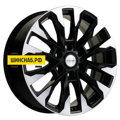 Khomen Wheels 8x20/6x139,7 ET28 D78,1 KHW2010 (Chevrolet Tahoe) Black-FP
