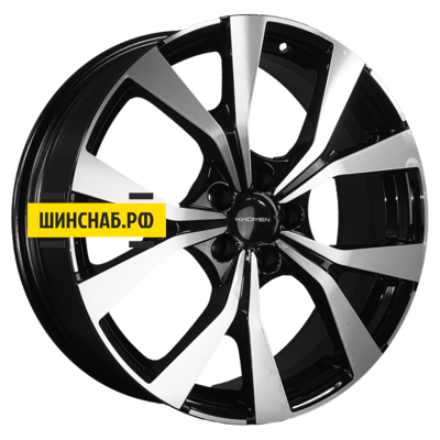Khomen Wheels 7x19/5x108 ET36 D65,1 KHW1906 (Exeed VX/TXL/LX) Black-FP