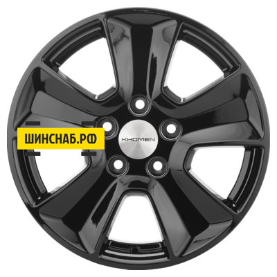 Khomen Wheels 6,5x16/5x114,3 ET50 D66,1 KHW1601 (Renault/Nissan) Black
