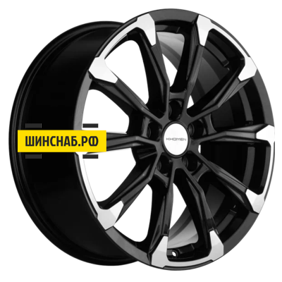 Khomen Wheels 7,5x18/5x114,3 ET50 D66,1 KHW1808 (Murano) Black-FP